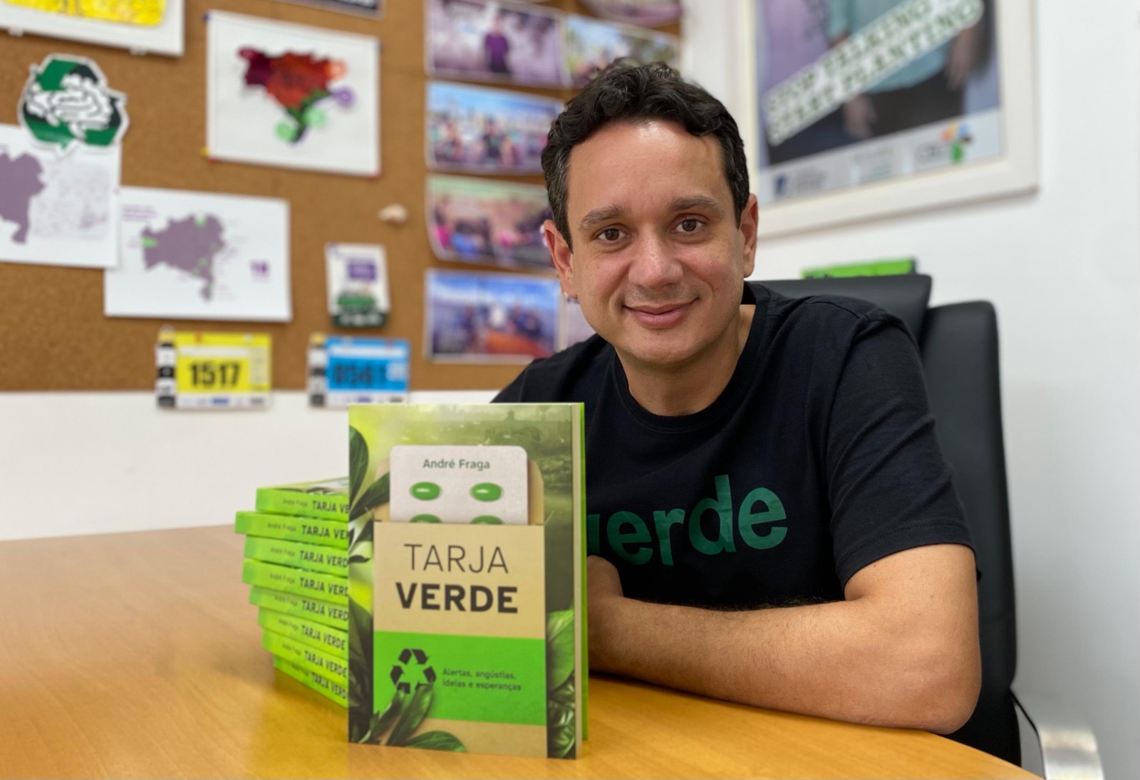 “Tarja Verde”: André Fraga lança livro que transforma a urgência climática em convite à ação
