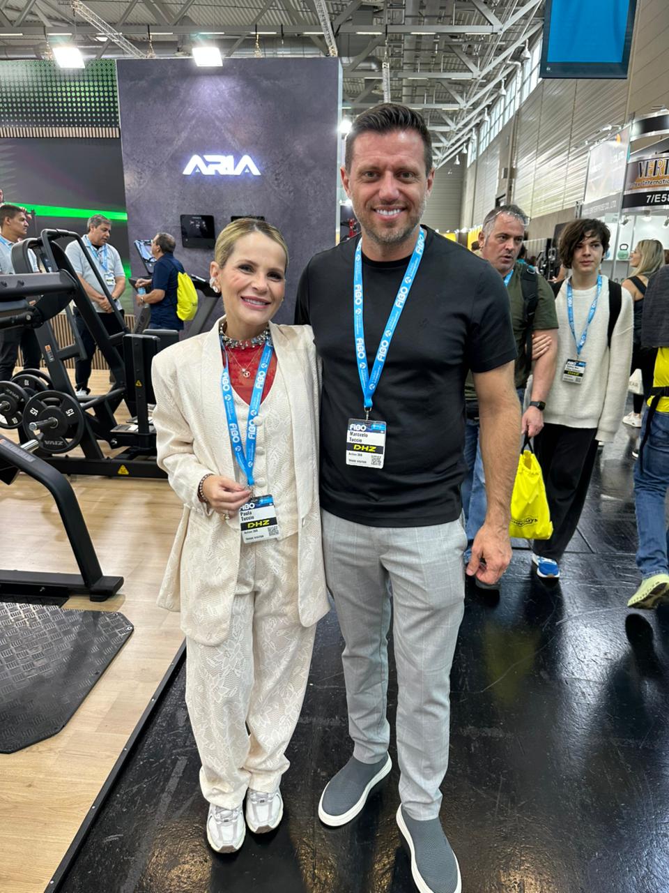 Paula Baldini e Marccelo Tuccio participam da FIBO