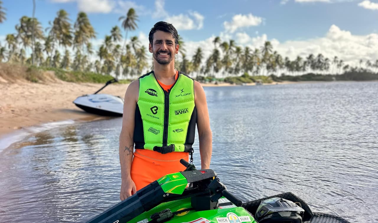 Bruno Jacob compete em casa e lidera expectativas na etapa brasileira do Jet Waves World Cup