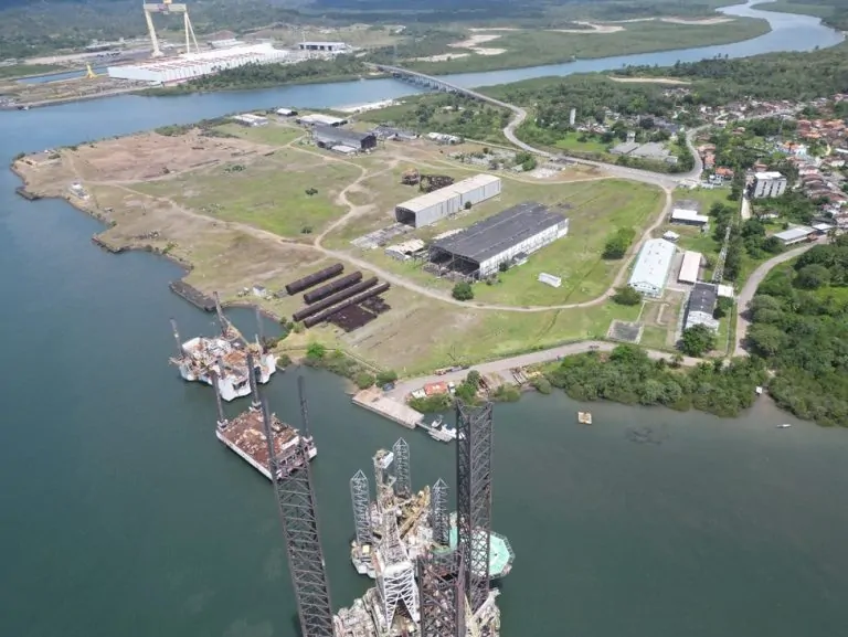 Base logística da Ponte Salvador–Itaparica começa a ganhar forma em Maragogipe
