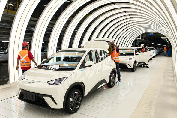 BYD oferece 450 vagas de emprego no SineBahia a partir desta quinta-feira