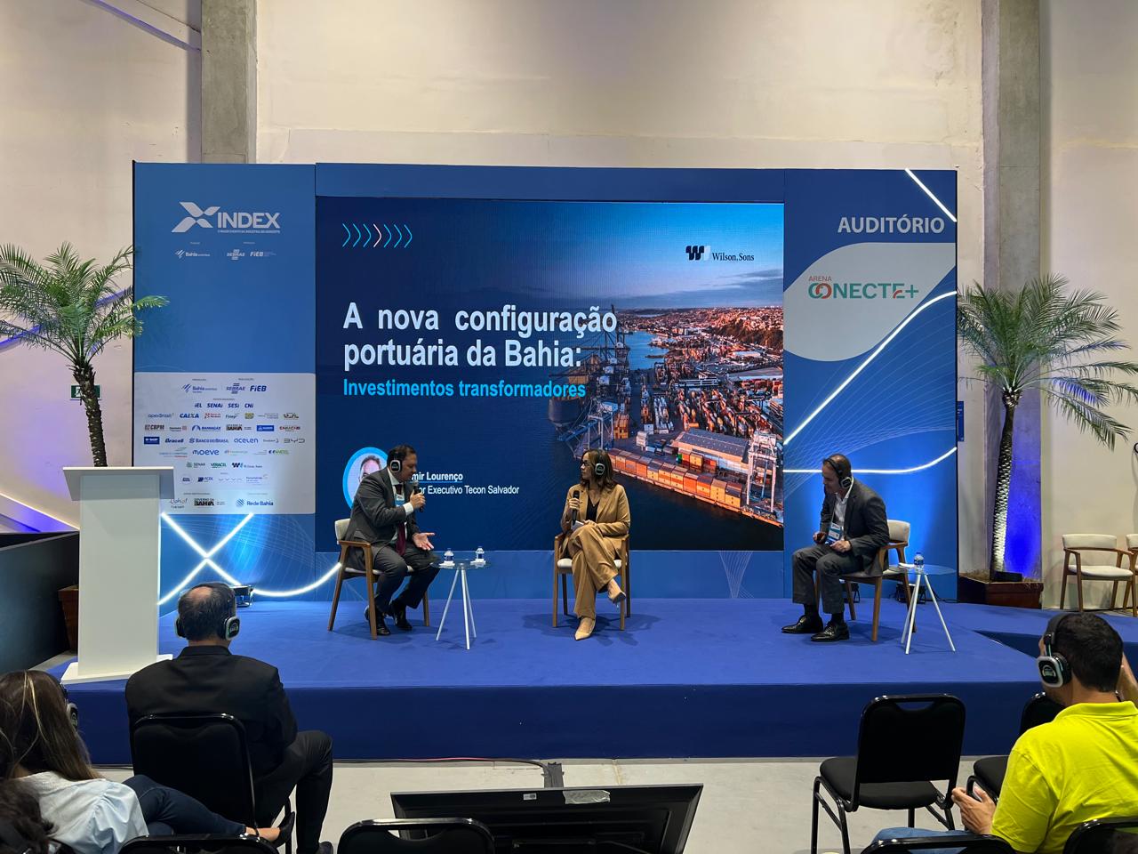 CODEBA destaca investimentos transformadores para logística portuária durante o INDEX Bahia
