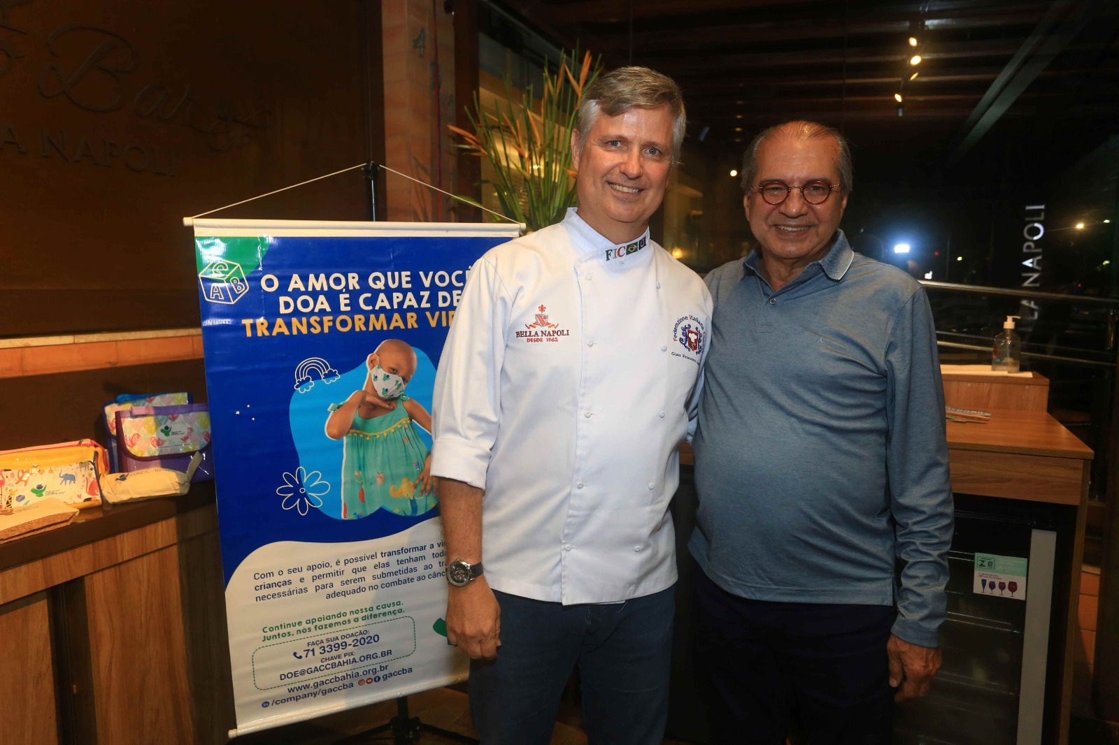 GACC-BA realiza 4ª edição do Jantar do Amor para apoiar crianças em tratamento oncológico