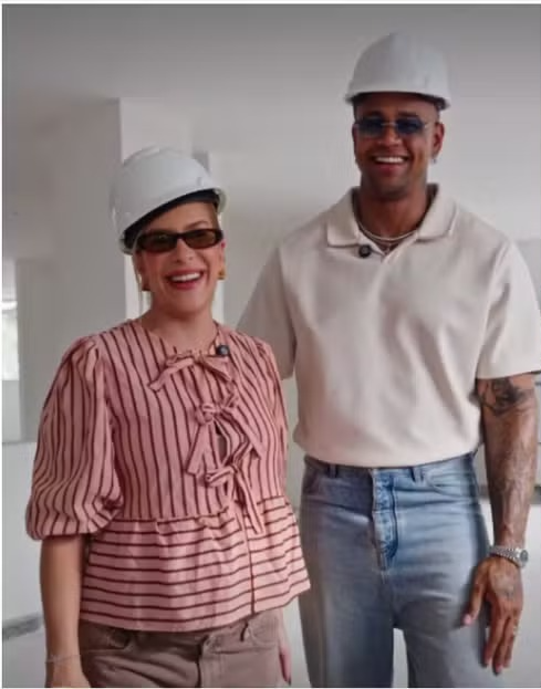Lore Improta e Léo Santana acompanham obras de UTIs viabilizadas por evento beneficente