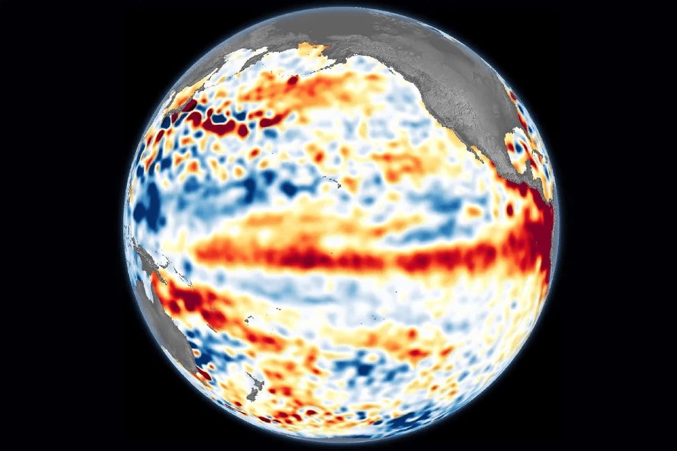 Alerta Climático: Imagens da Nasa mostram força de Super El Niño que mudará o clima no Brasil