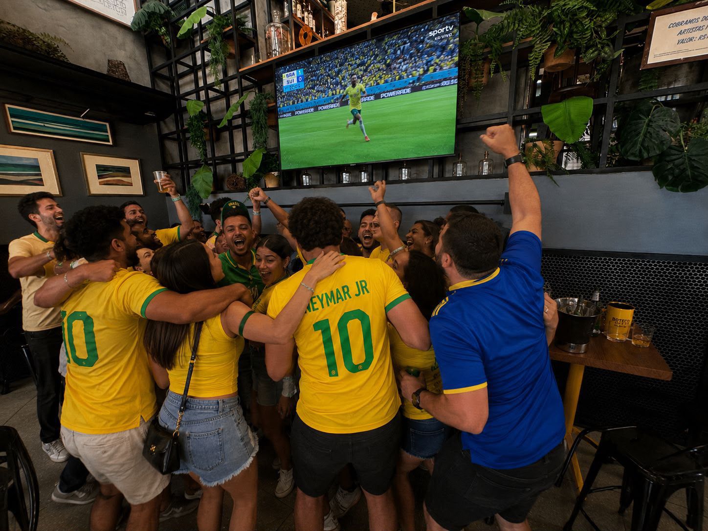 Bar da TeTê convoca torcedores para assistir os jogos da Copa do Mundo chopp Brahma dobrado 1h antes dos duelos