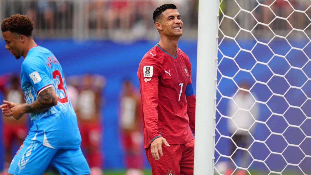 Copa 2026: Portugal tropeça contra o Congo em rodada de vitórias de Inglaterra, Colômbia e Gana