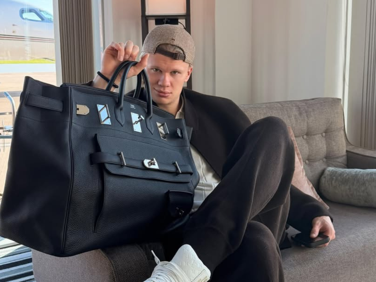 Gols e grifes: Como Haaland se tornou o novo ícone da moda com acervo milionário de bolsas Hermès