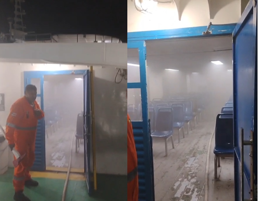 Susto: Ferry-boat tem princípio de incêndio durante travessia Salvador-Itaparica
