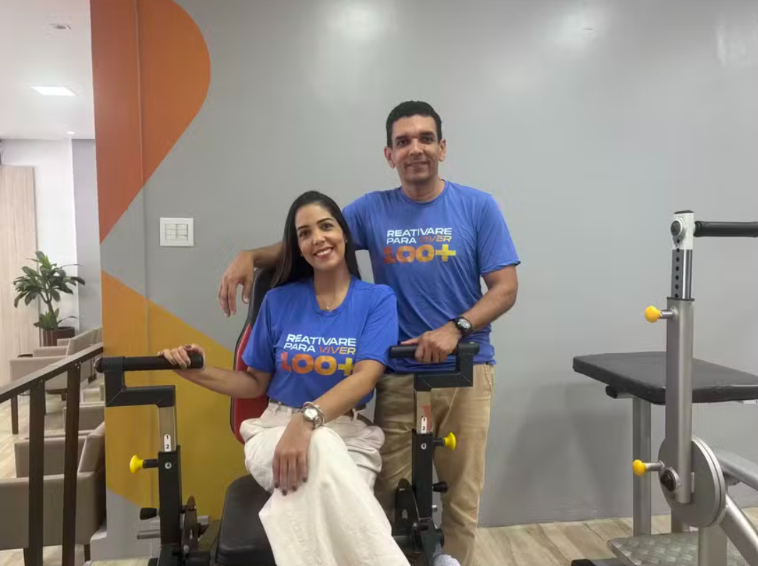 Investimento no lugar da festa: casal da Bahia transforma academia para idosos em rede de franquias