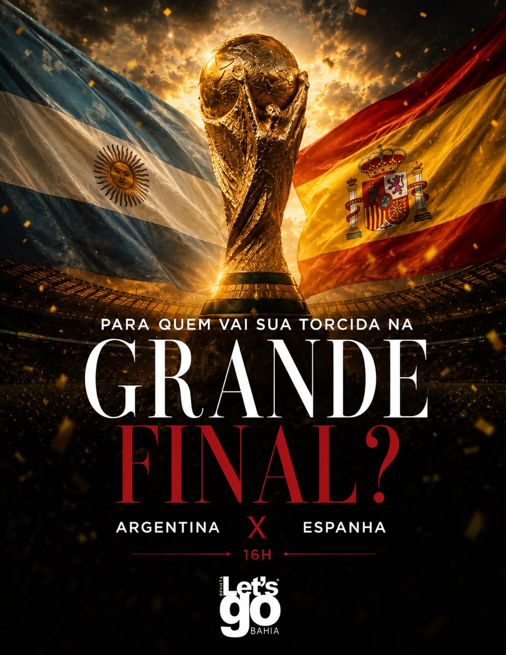 Espanha e Argentina decidem a Copa do Mundo neste domingo; veja onde assistir