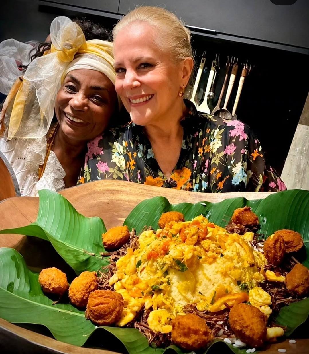 Lucinha Lins reencontra Dadá e celebra a gastronomia baiana em Salvador