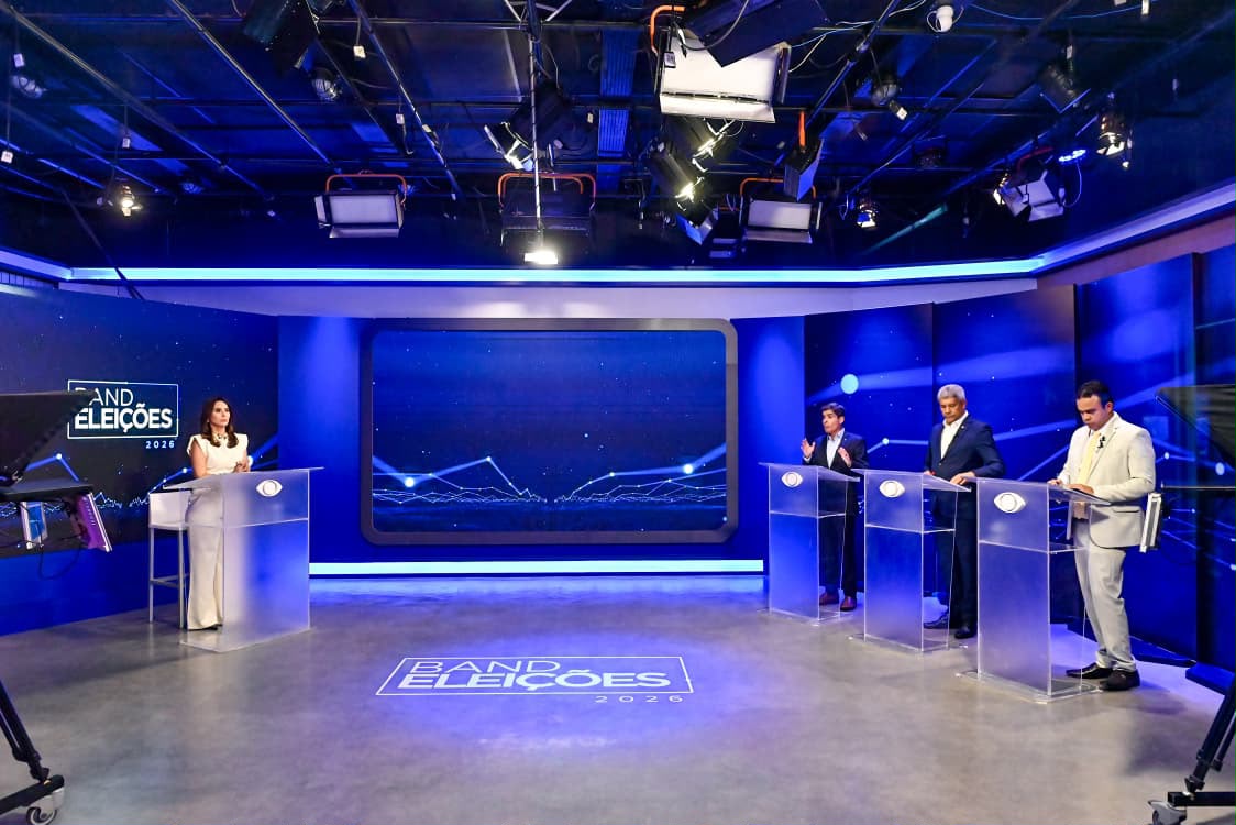 Candidatos ao Governo da Bahia discutem propostas em debate na Band