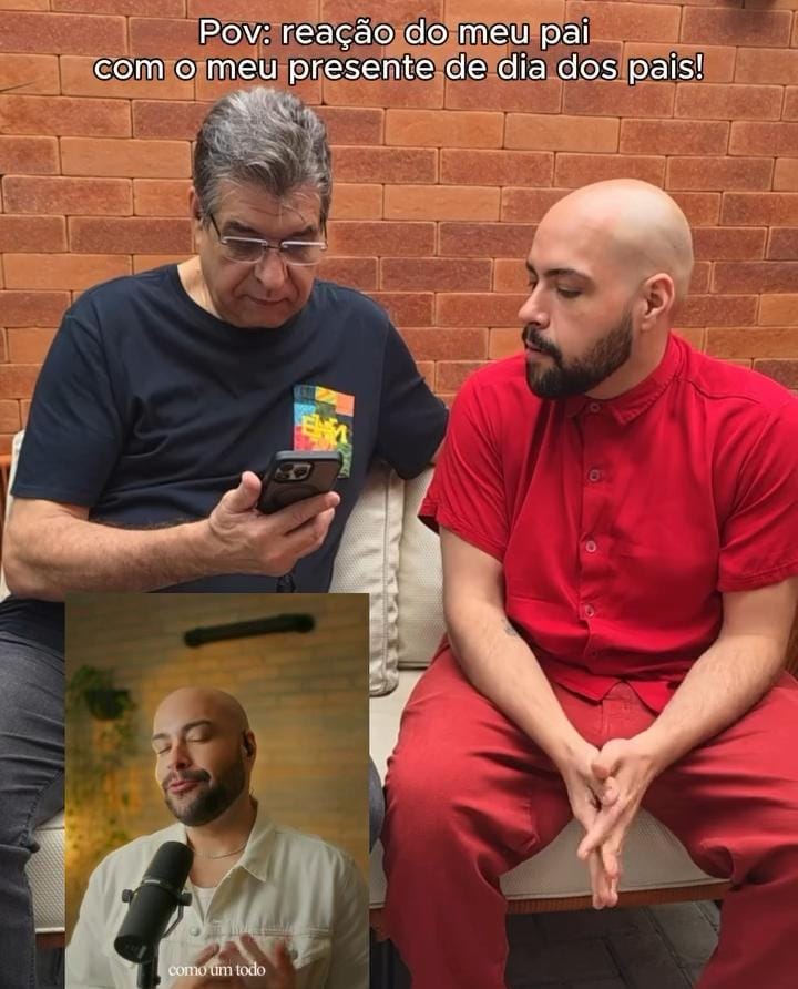 Tiago Abravanel emociona o pai com homenagem musical no Dia dos Pais