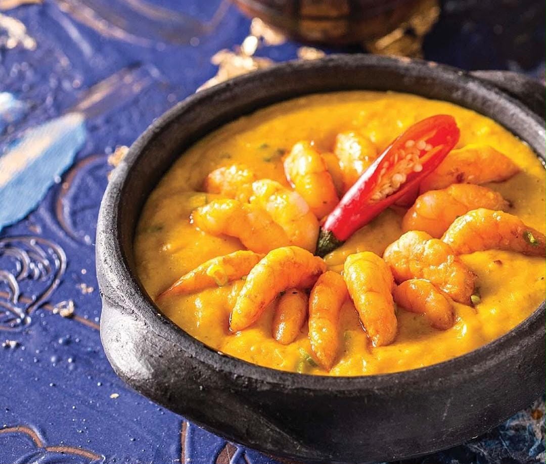 Bobó de camarão e moqueca baiana do Restaurante Casa de Tereza estão em destaque no ranking do Tast Atlas