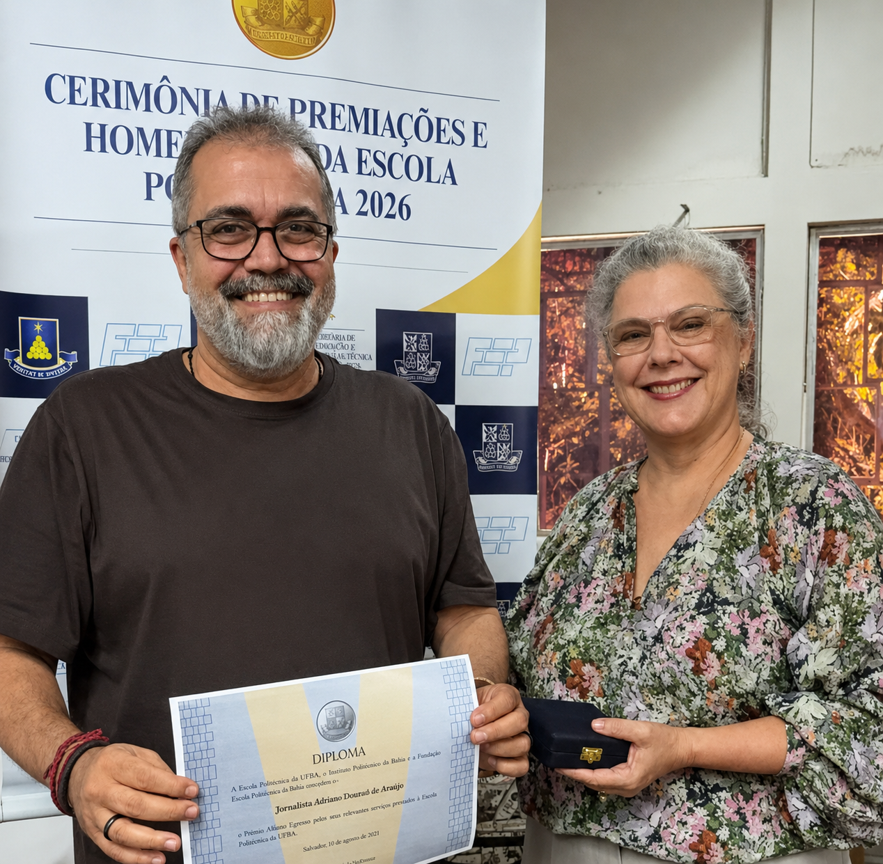Antonio Pastori recebe Prêmio Arlindo Fragoso por suas contribuições à educação na Bahia
