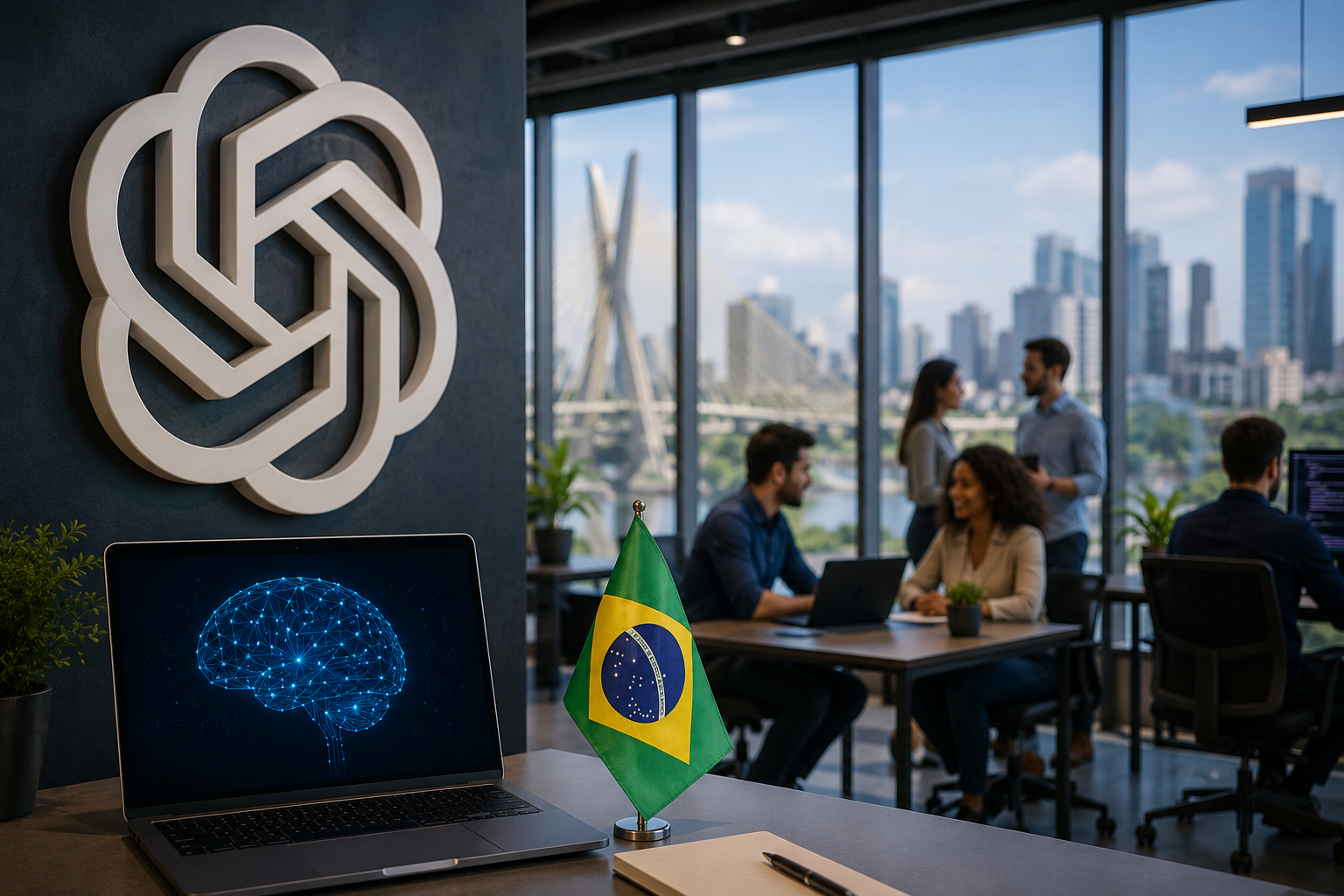 Brasil entra entre maiores mercados do ChatGPT e recebe operação local da OpenAI