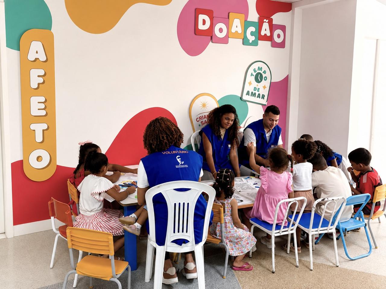 Martagão Gesteira reúne mais de 100 voluntários em rede de apoio às crianças