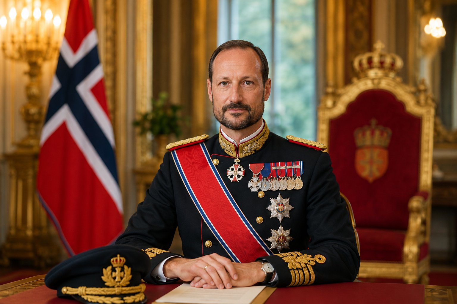 Haakon VIII assume o trono da Noruega após morte do rei Harald V