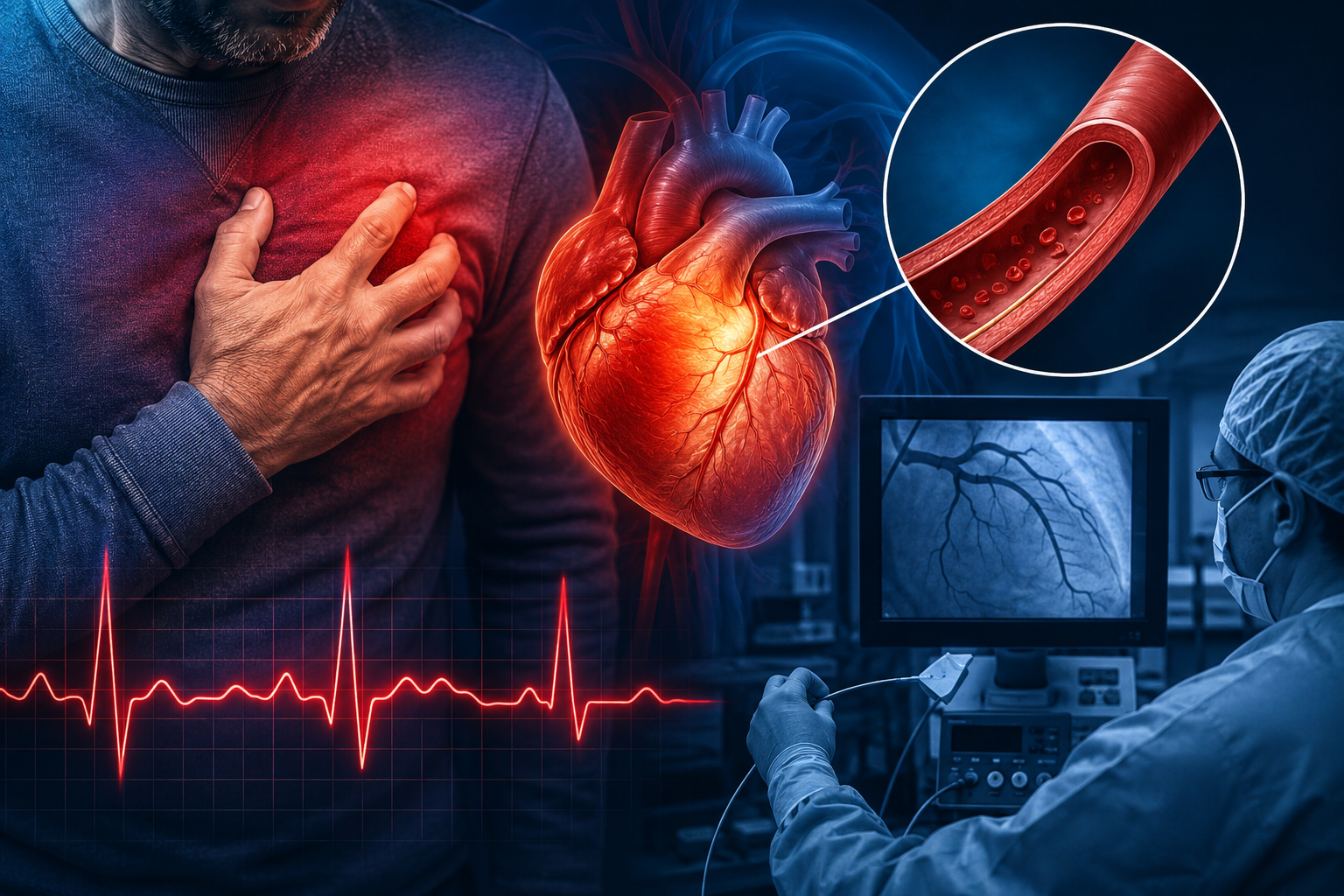 Infarto pode ocorrer mesmo sem artéria entupida; entenda o que é MINOCA