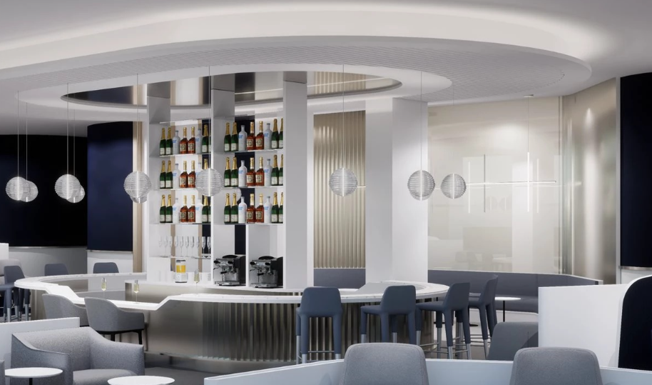 Nova sala VIP da Air France no JFK terá dois andares e gastronomia francesa