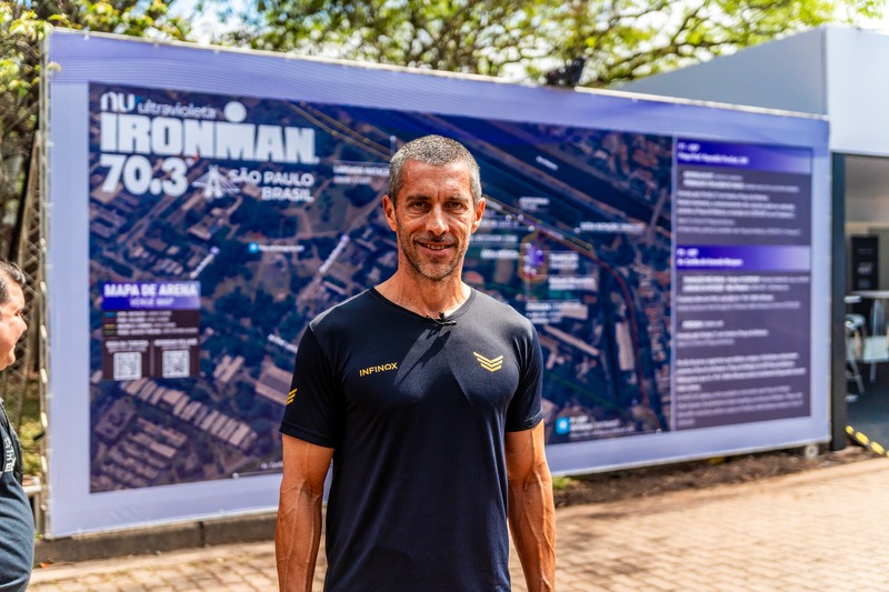Vinícius Castilho fica em 4º lugar na categoria no Ironman 70.3 São Paulo
