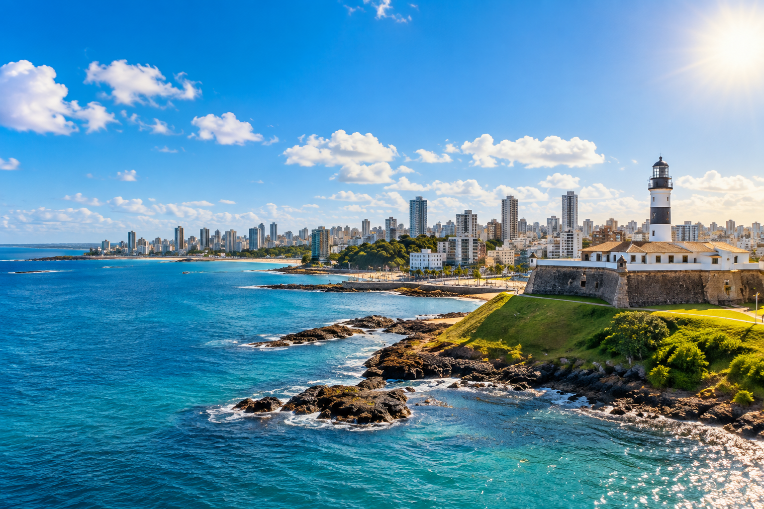 Previsão indica sol e temperaturas de até 31°C em Salvador nesta semana