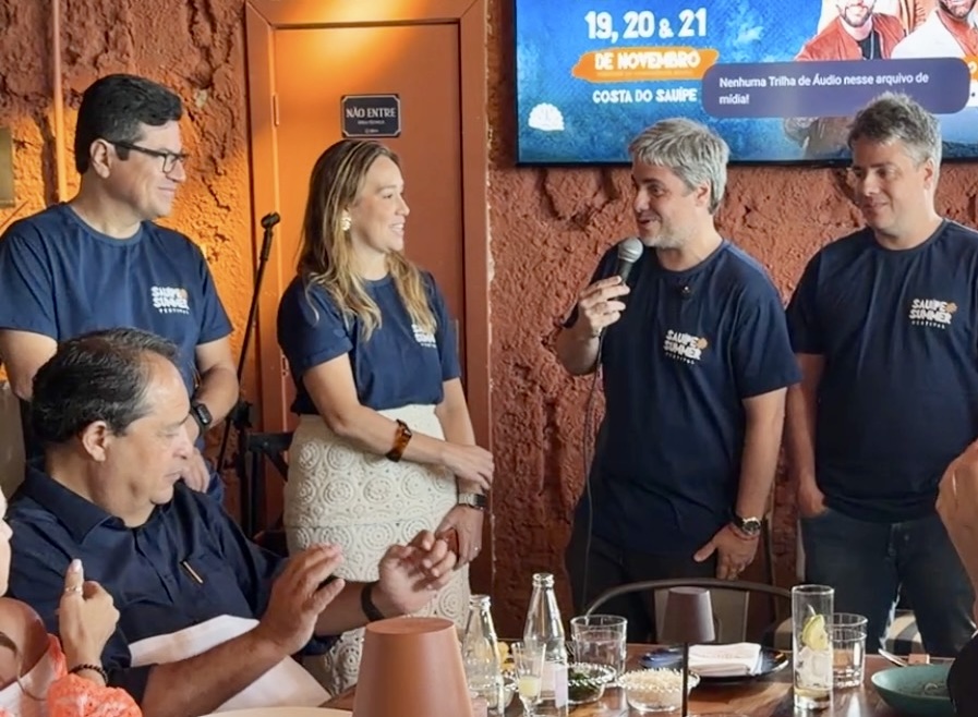 Sauípe Summer Festival é lançado em Salvador e reúne artistas, empresários e nomes do turismo