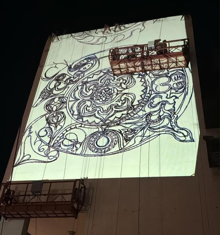 Juarez Paraíso ganha mural monumental nas Sete Portas em homenagem aos seus 92 anos