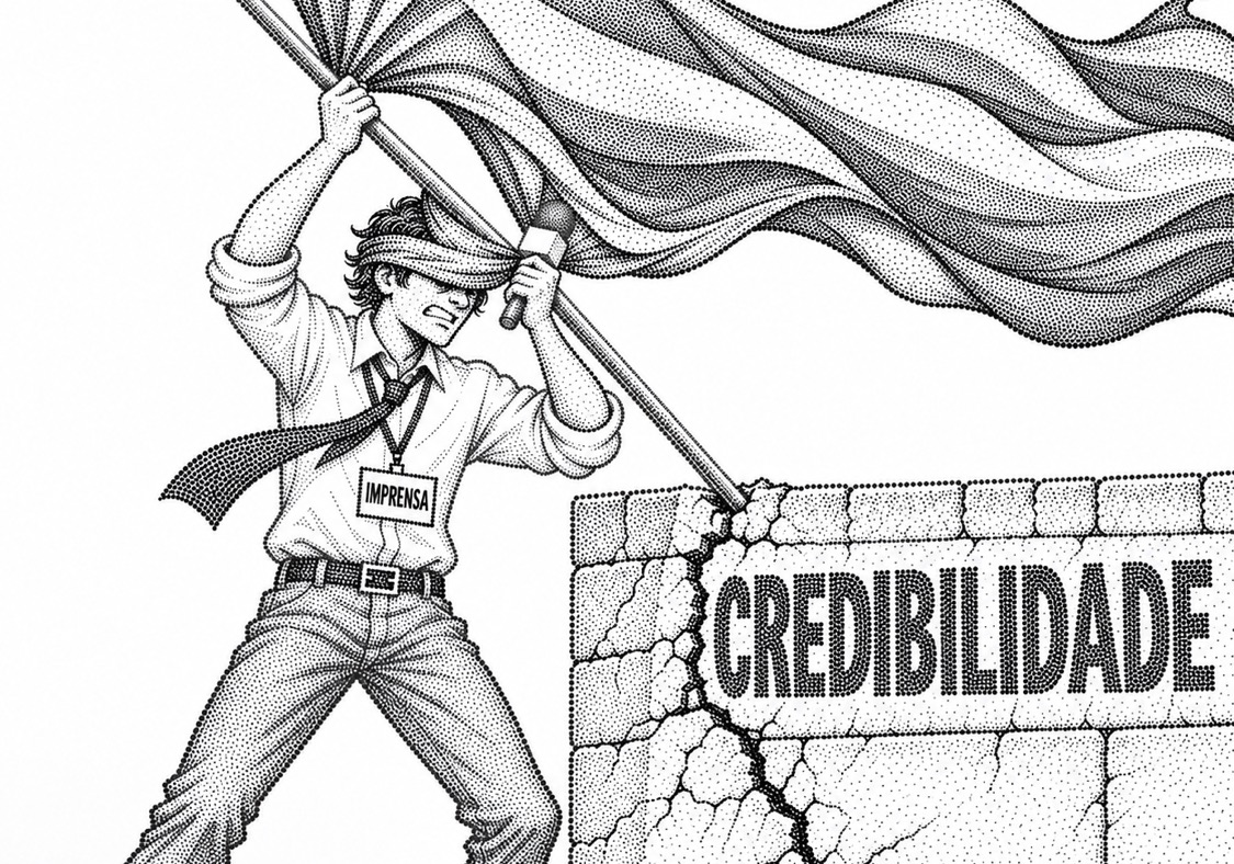 Opinião: Quando o jornalista ergue bandeira política, sua credibilidade vai a julgamento