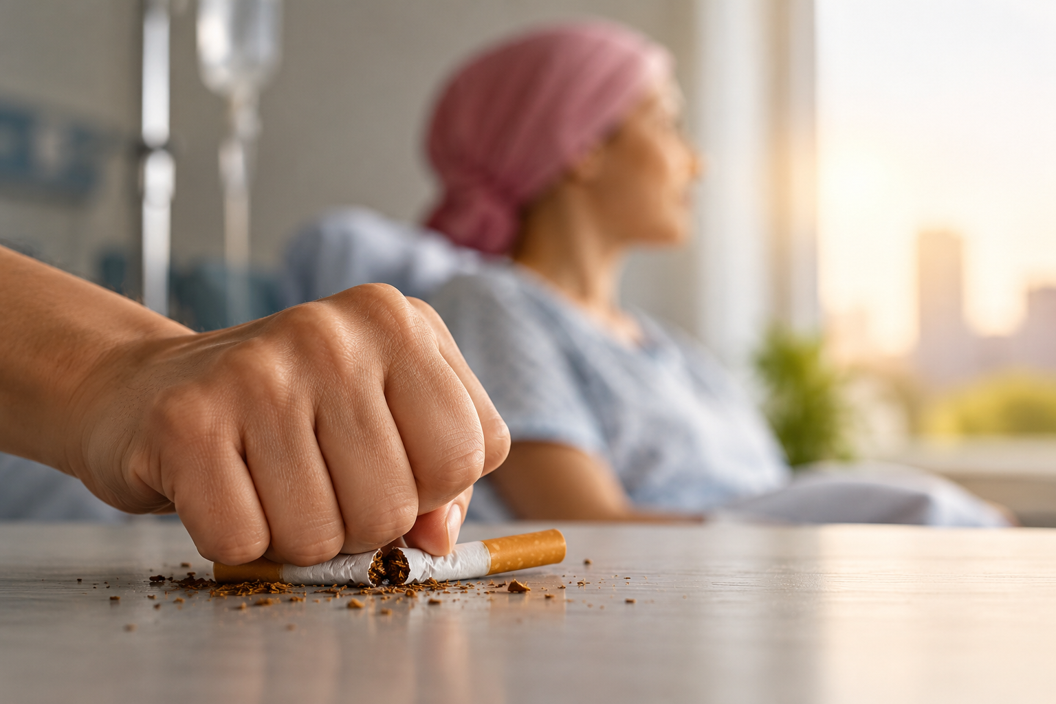 Abandonar o cigarro mesmo após diagnóstico de câncer pode melhorar evolução do tratamento